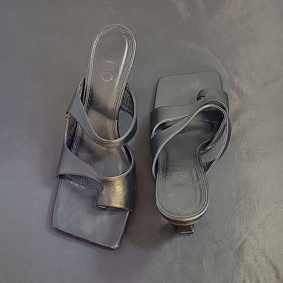 OG TOE LOOP SQUARED TOE FLIP FLOPS WOMEN"S SANDAL - Picture 4 of 13